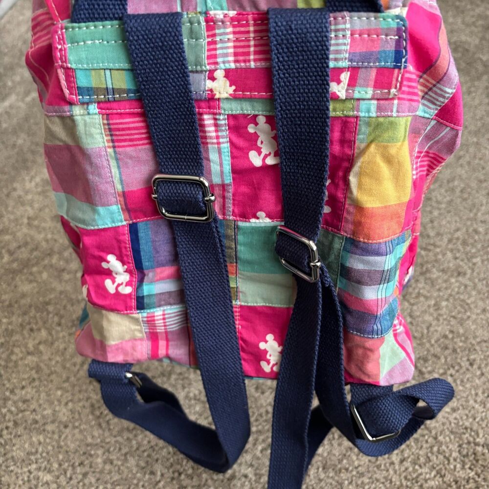 Authentic Disney Parks Pink Patchwork Mickey Back… - image 8